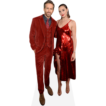 Featured image for “Ryan Reynolds And Gal Gadot (Duo) Mini Celebrity Cutout”
