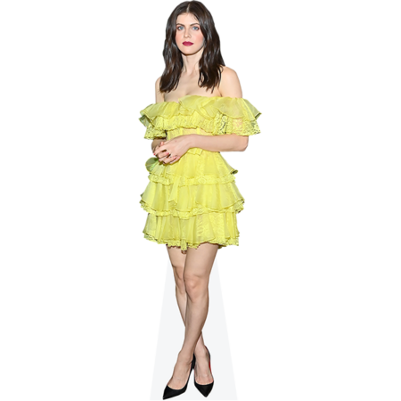 Featured image for “Alexandra Daddario (Yellow) Cardboard Cutout”