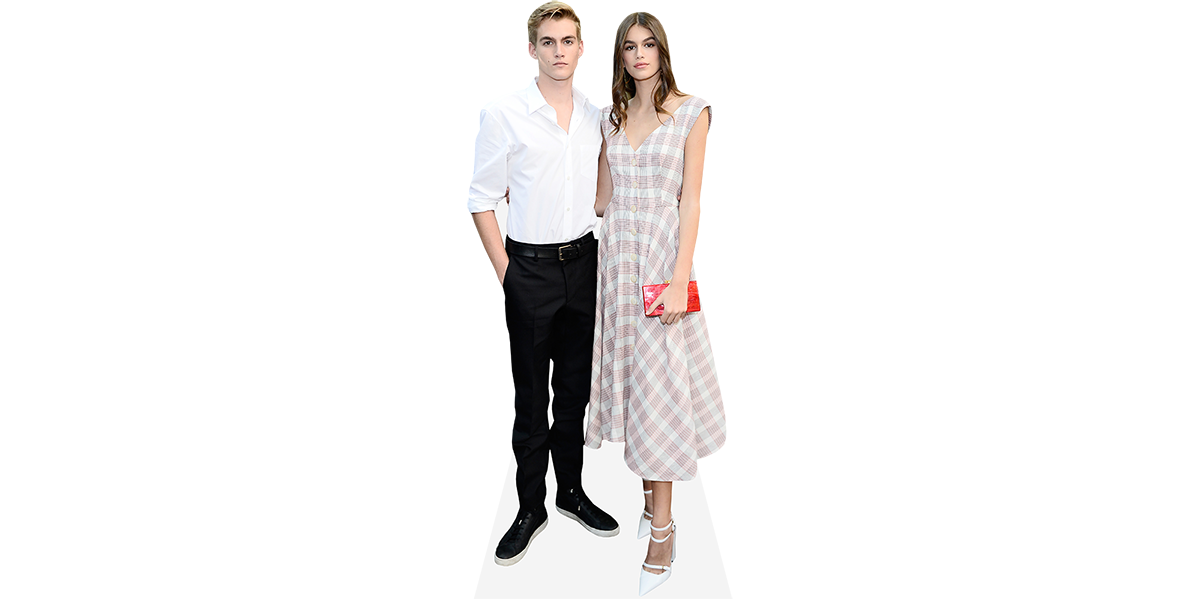 Featured image for “Kaia Gerber And Presley Gerber (Duo) Mini Celebrity Cutout”