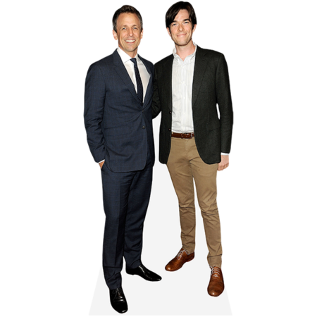 Featured image for “Seth Meyers And John Mulaney (Duo) Mini Celebrity Cutout”