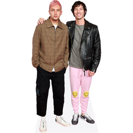 Featured image for “Tyler Joseph And Josh Dun (Duo 1) Mini Celebrity Cutout”