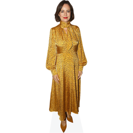 Featured image for “Amanda Drew (Gold Dress) Cardboard Cutout”