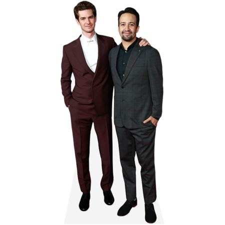 Featured image for “Andrew Garfield And Lin-Manuel Miranda (Duo) Mini Celebrity Cutout”