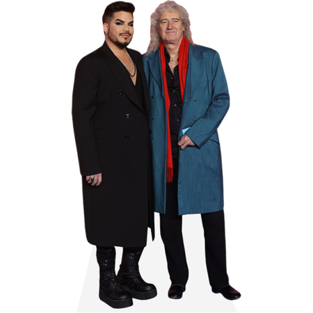 Featured image for “Brian May And Adam Lambert (Duo) Mini Celebrity Cutout”