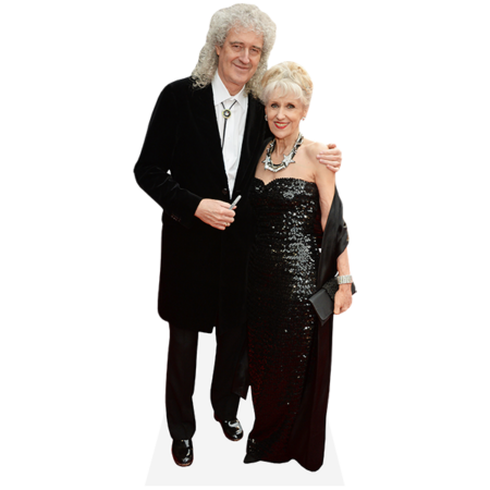 Featured image for “Brian May And Anita Dobson (Duo 2) Mini Celebrity Cutout”