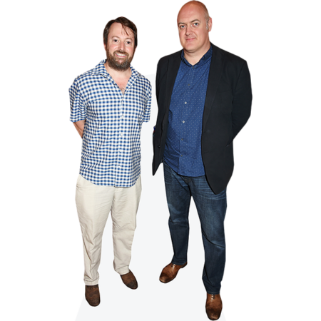Featured image for “David Mitchell And Dara O'Briain (Duo) Mini Celebrity Cutout”