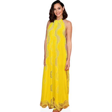 Featured image for “Gal Gadot (Yellow) Cardboard Cutout”