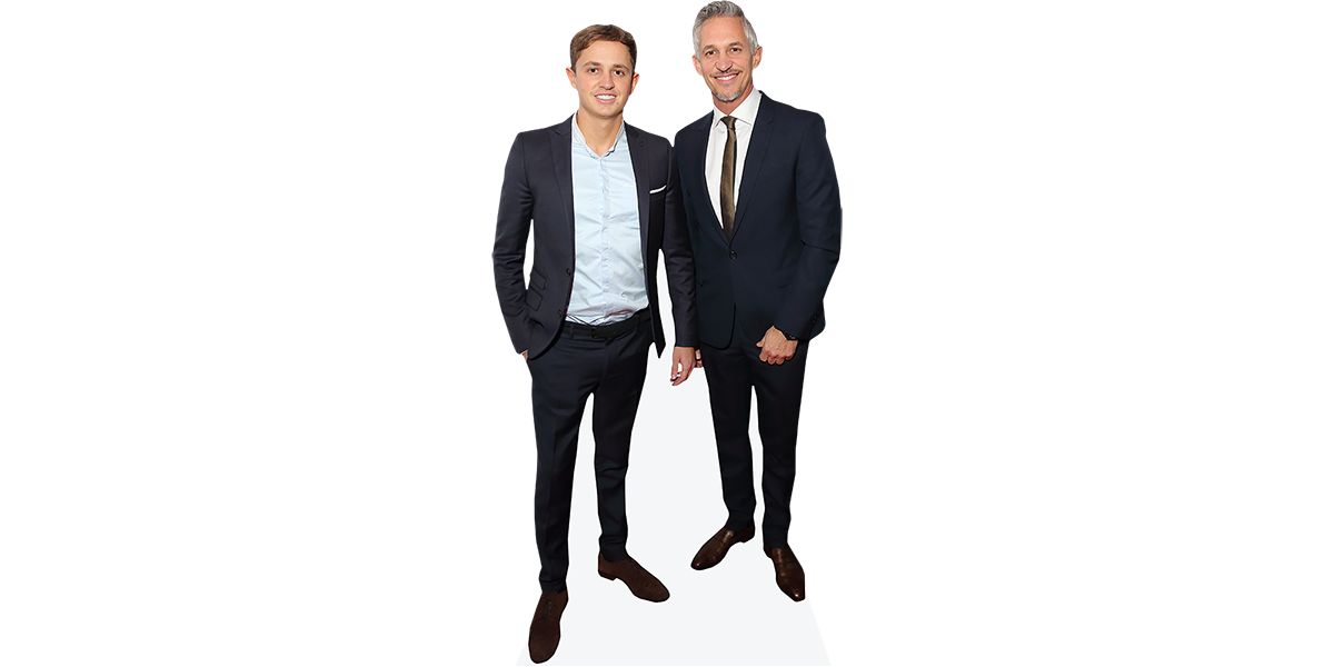 Featured image for “George And Gary Lineker (Duo) Mini Celebrity Cutout”