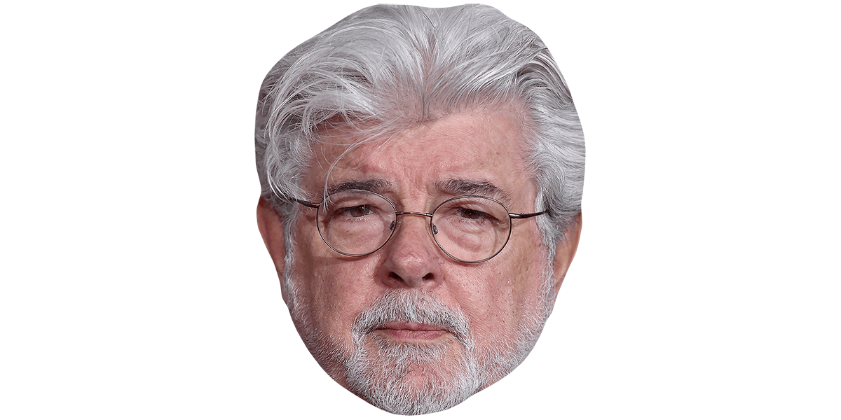 George Lucas (Glasses) Celebrity Mask - Celebrity Cutouts