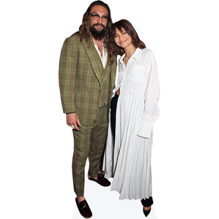Zendaya & Timothée Chalamet Mini-Pappaufsteller – Ca. 60x43 Cm, Mit Standfuß