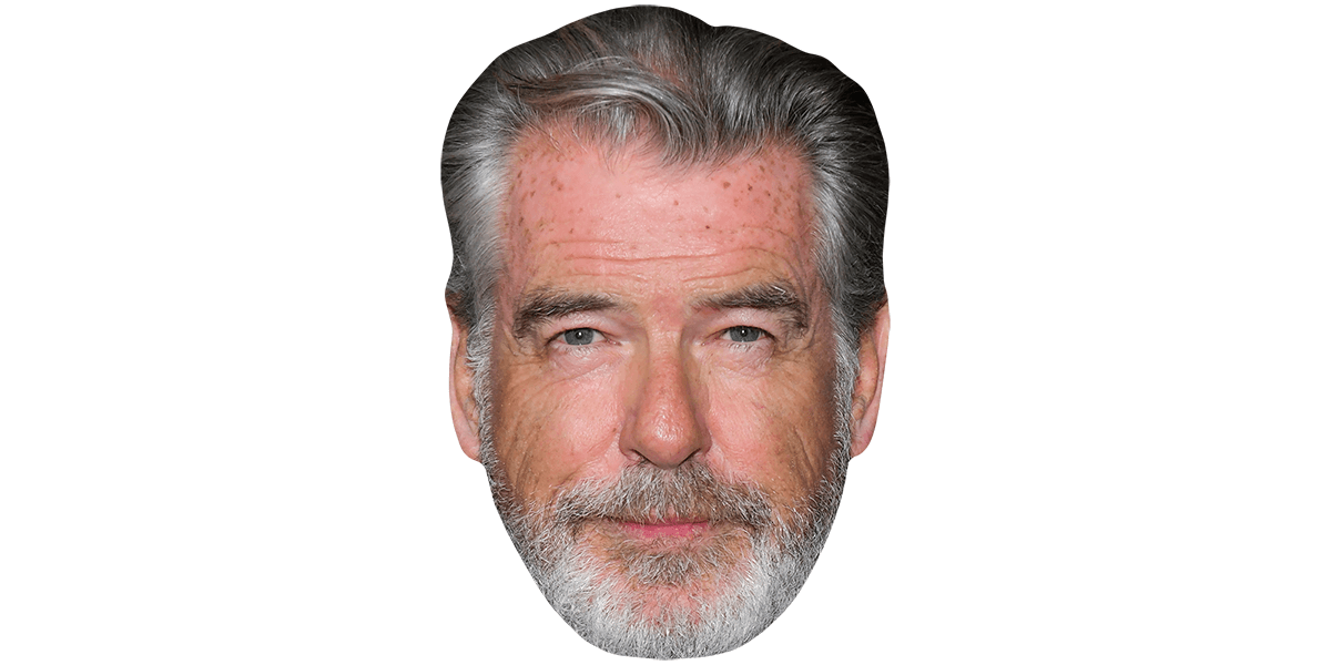 Piers Brosnan Card Mask Piers Brosnan Card Mask