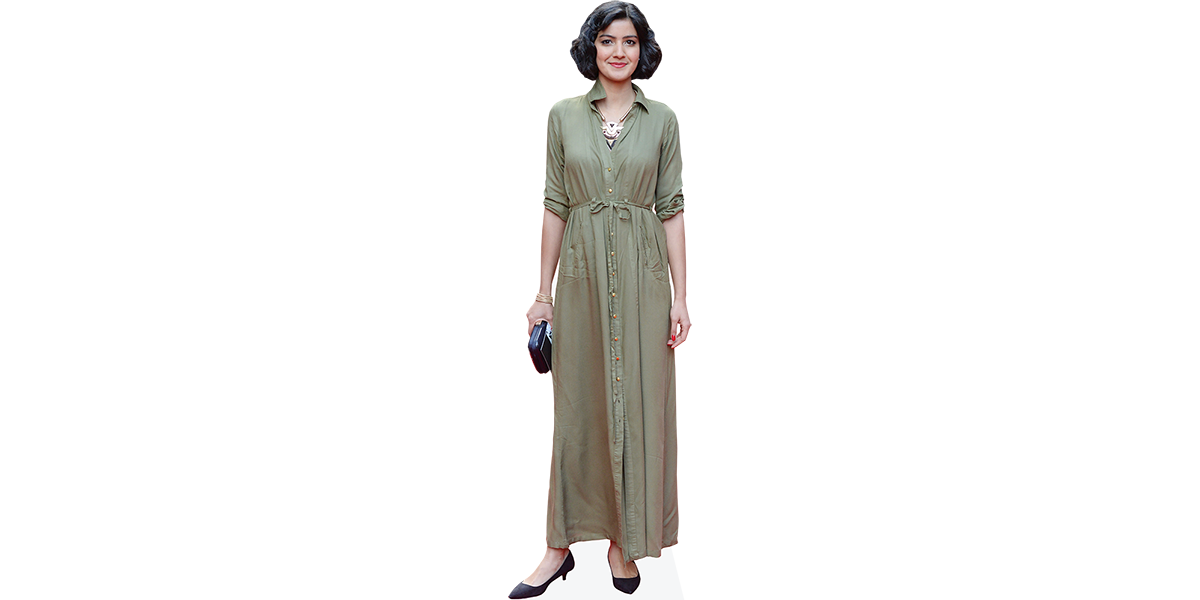 Rakhee Thakrar (Green Dress) Cardboard Cutout