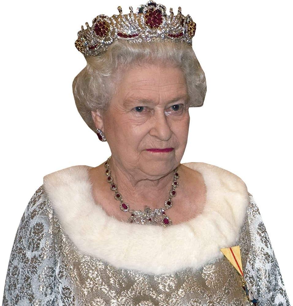 Featured image for “HRH The Queen (Silver) Cardboard Buddy Cutout”