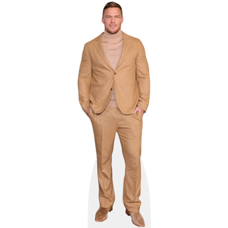 Featured image for “Alan Ritchson (Tan Suit) Cardboard Cutout”