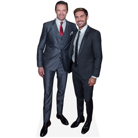 Featured image for “Hugh Jackman And Zac Efron (Duo) Mini Celebrity Cutout”