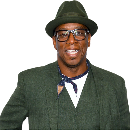 Featured image for “Ian Wright (Green Suit) Half Body Buddy Cutout”