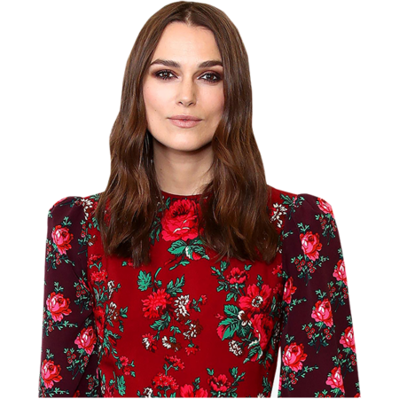 Featured image for “Keira Knightley (Floral) Half Body Buddy Cutout”