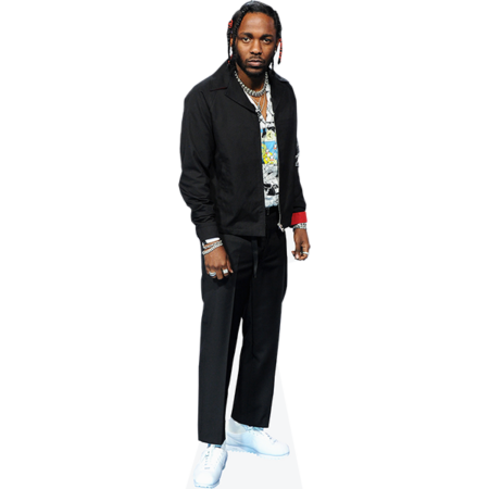 Featured image for “Kendrick Lamar (Black Outfit) Cardboard Cutout”