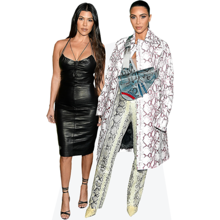 Featured image for “Kourtney Kardashian And Kim Kardashian (Duo 3) Mini Celebrity Cutout”
