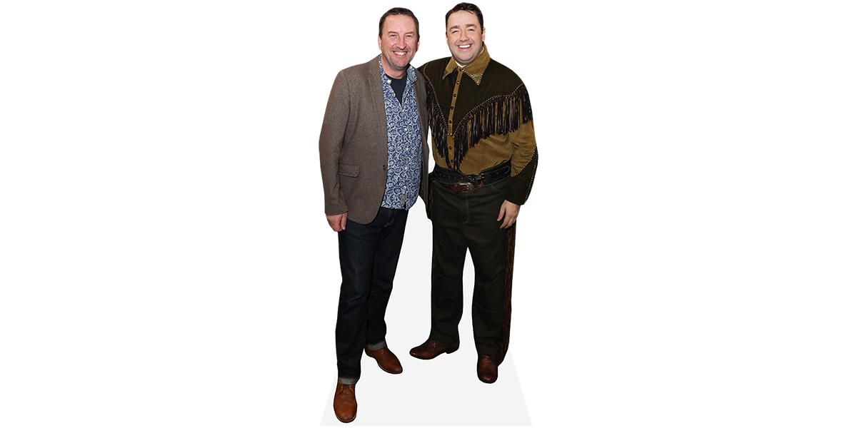 Featured image for “Lee Mack And Jason Manford (Duo) Mini Celebrity Cutout”