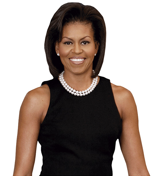 Featured image for “Michelle Obama (Black Dress) Buddy Cutout”