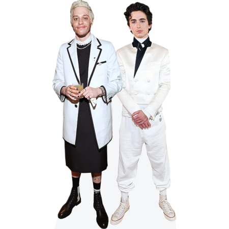 Featured image for “Pete Davidson And Timothee Chalamet (Duo) Mini Celebrity Cutout”