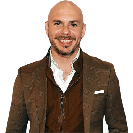 Featured image for “Pitbull (Brown Jacket) Half Body Buddy Cutout”