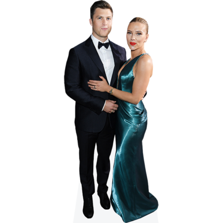 Featured image for “Scarlett Johansson And Colin Jost (Duo 2) Mini Celebrity Cutout”