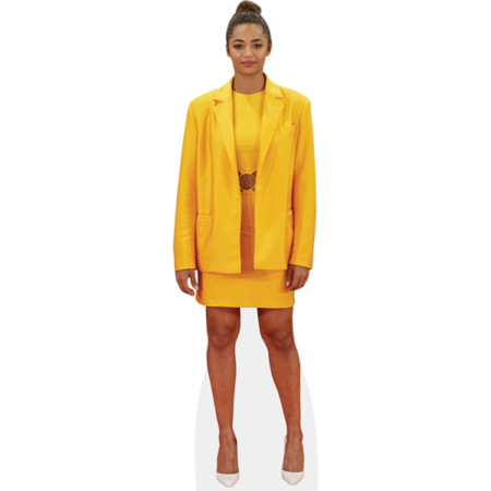 Featured image for “Birtukan Tibebe (Yellow Outfit) Cardboard Cutout”