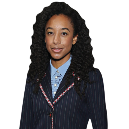 Featured image for “Corinne Bailey Rae (Blue Suit) Half Body Buddy Cutout”