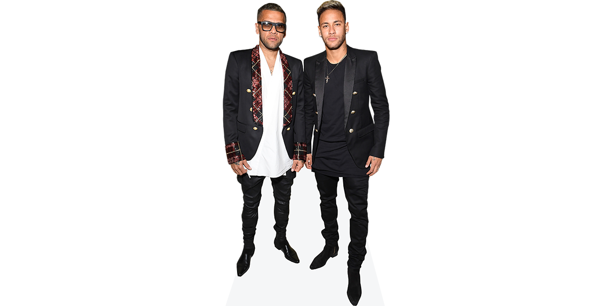 Featured image for “Dani Alves And Neymar Jr (Duo) Mini Celebrity Cutout”