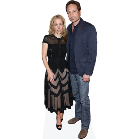 Featured image for “Gillian Anderson And David Duchovny (Duo 1) Mini Celebrity Cutout”