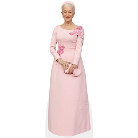 Featured image for “Helen Mirren (Pink Dress) Cardboard Cutout”