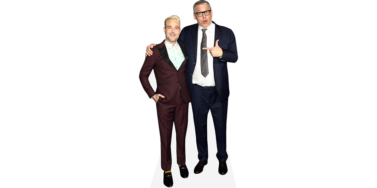 Featured image for “Max Borenstein And Adam Mckay (Duo) Mini Celebrity Cutout”