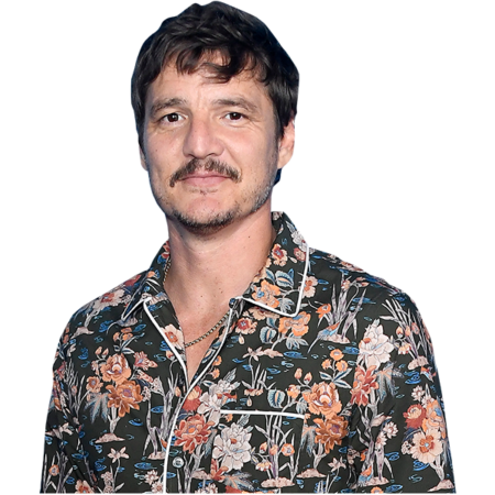 Featured image for “Pedro Pascal (Floral) Half Body Buddy Cutout”