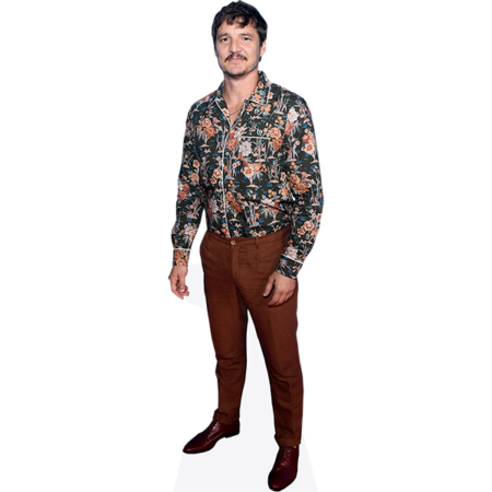 Featured image for “Pedro Pascal (Floral) Cardboard Cutout”