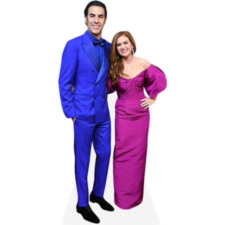 Featured image for “Sacha Baron Cohen And Isla Fisher (Duo 2) Mini Celebrity Cutout”