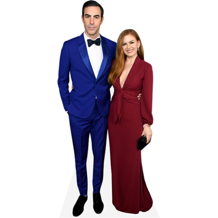 Featured image for “Sacha Baron Cohen And Isla Fisher (Duo 3) Mini Celebrity Cutout”