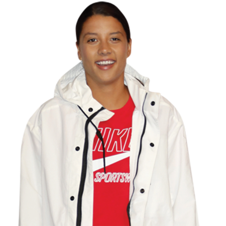 Featured image for “Sam Kerr (White Coat) Half Body Buddy Cutout”