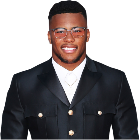 Featured image for “Saquon Barkley (Suit) Half Body Buddy Cutout”