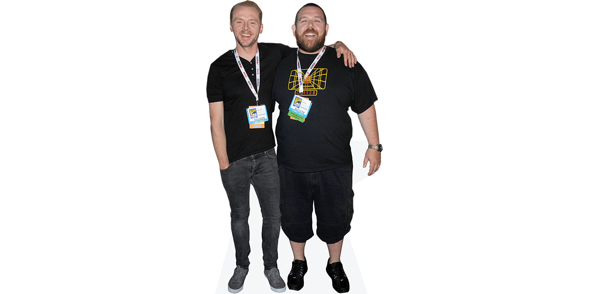 Featured image for “Nick Frost And Simon Pegg (Duo 2) Mini Celebrity Cutout”