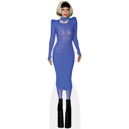 Featured image for “Stefani Germanotta (Blue) Cardboard Cutout”