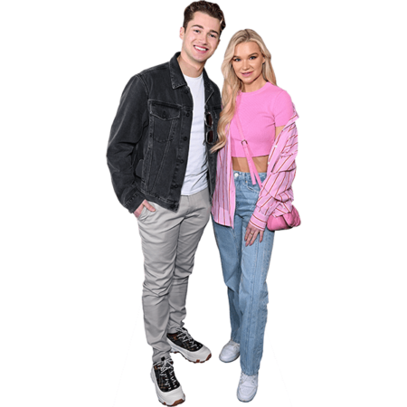 Featured image for “AJ Pritchard And Abbie Quinnen (Duo 3) Mini Celebrity Cutout”