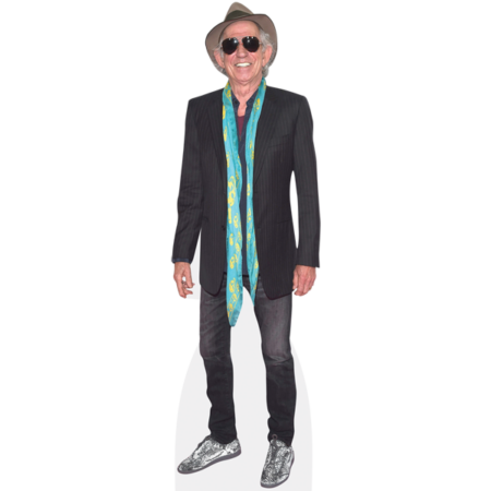 Featured image for “Keith Richards (Scarf) Cardboard Cutout”