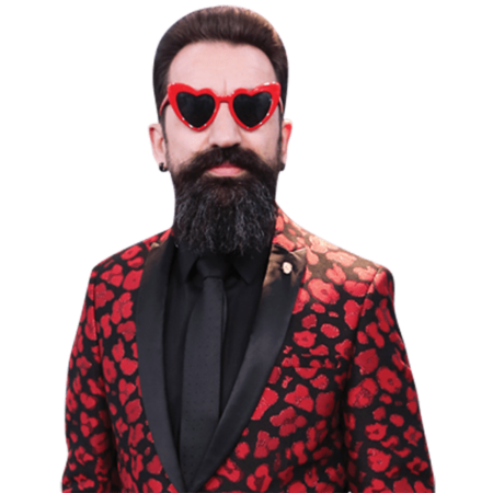Featured image for “Miguel Lago (Red Suit) Half Body Buddy Cutout”