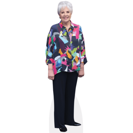 Featured image for “Penelope Wilton (Colourful Top) Cardboard Cutout”