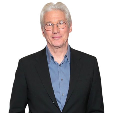 Featured image for “Richard Gere (Blue Shirt) Half Body Buddy Cutout”