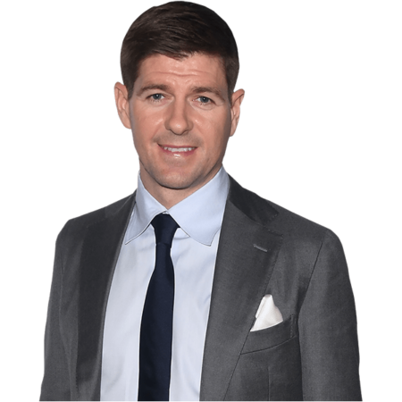 Featured image for “Steven Gerrard (Grey Suit) Half Body Buddy Cutout”