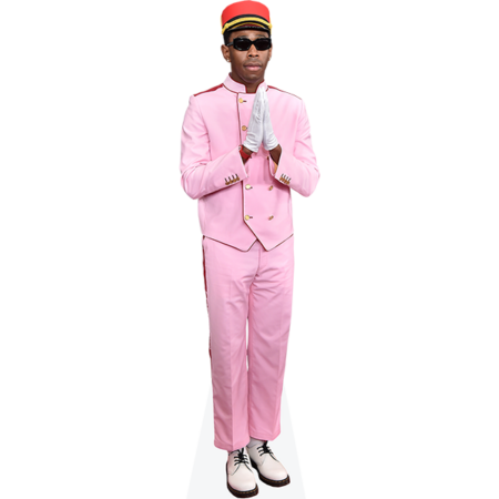 Featured image for “Tyler The Creator (Pink) Cardboard Cutout”