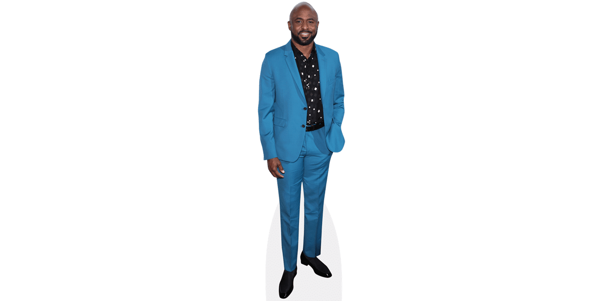 Wayne Brady (Blue Suit) Cardboard Cutout Celebrity Cutouts